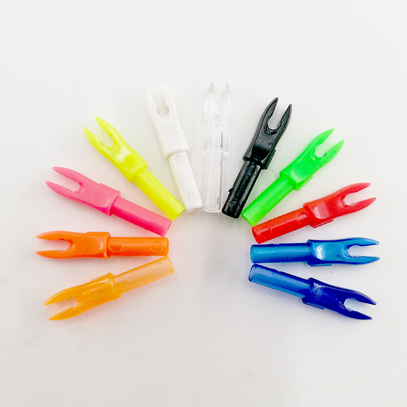 50PCS Archery Arrow Nocks for ID4.2mm .165" Shaft Compound Recurve Bow Hunting Target