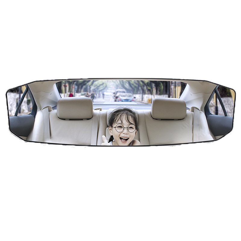 2 Size Big view Universal Car Mirror Interior Rearview Mirrors Auto Rear View Mirror Anti-glare Curved mirror Auto Accessories