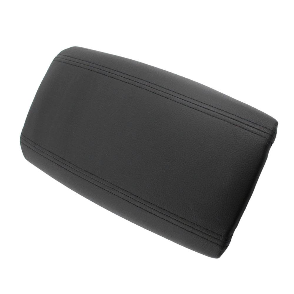 Leather Car Armrest Cover Lid Center Console Arm Rest Cover for S80 Sedan 1999 2000 2001 2002 2003 2004 2005 2006 Black