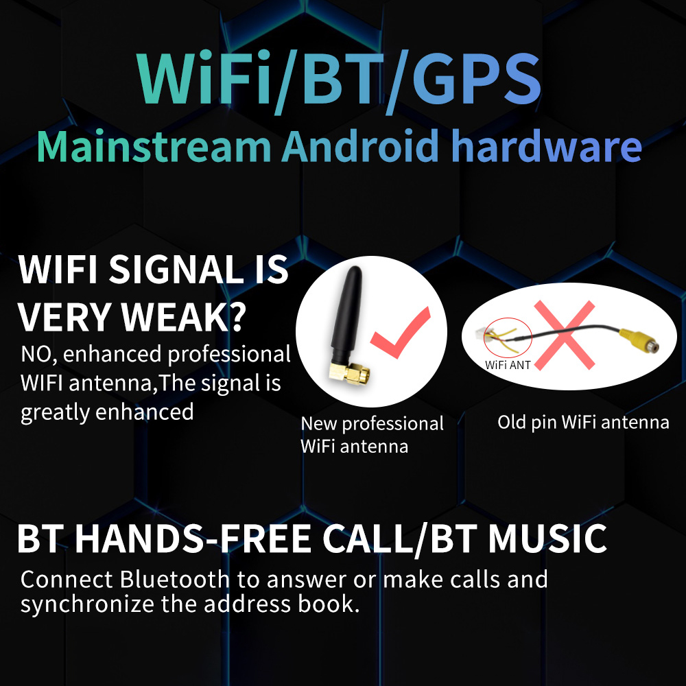 2 Din Android Car Radio Stereo Carplay Android Auto GPS Wifi For VW Golf 5 6 Skoda Touran Jetta Polo Passat b6 b7 Golf Caddy