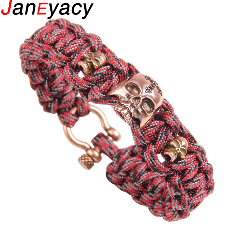 2018 Climbing Outdoor Survival Bracelet Women's Brand Bracelet Men's Wrap Umbrella Rope Multifunctional Bracelet Hombres Pulsera