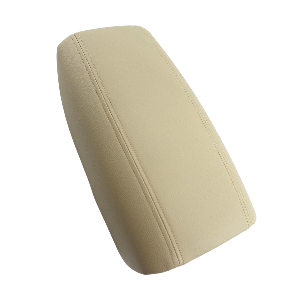 Leather Car Armrest Cover Lid Center Console Arm Rest Cover for S80 Sedan 1999 2000 2001 2002 2003 2004 2005 2006 Black