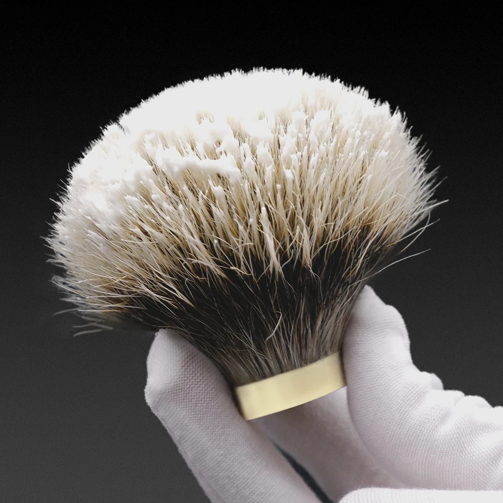 GDMG BRUSH SHD Pioneer Bulb Badger Hair Knot Cleaning Beard Tool Wet Shaving Brush Mens Beard Care 240624