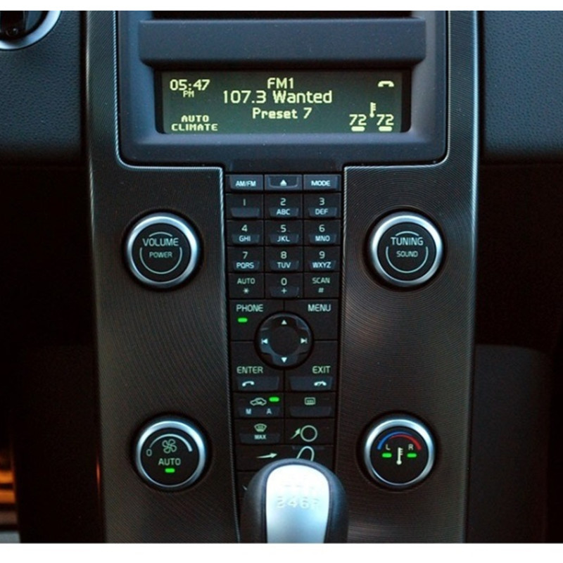 Car Air Conditioning Rotary Knob Fit For VOLVO S60 V60 XC60 S80 V40 Car Air Conditioning Heat Control Switch Knob Cover