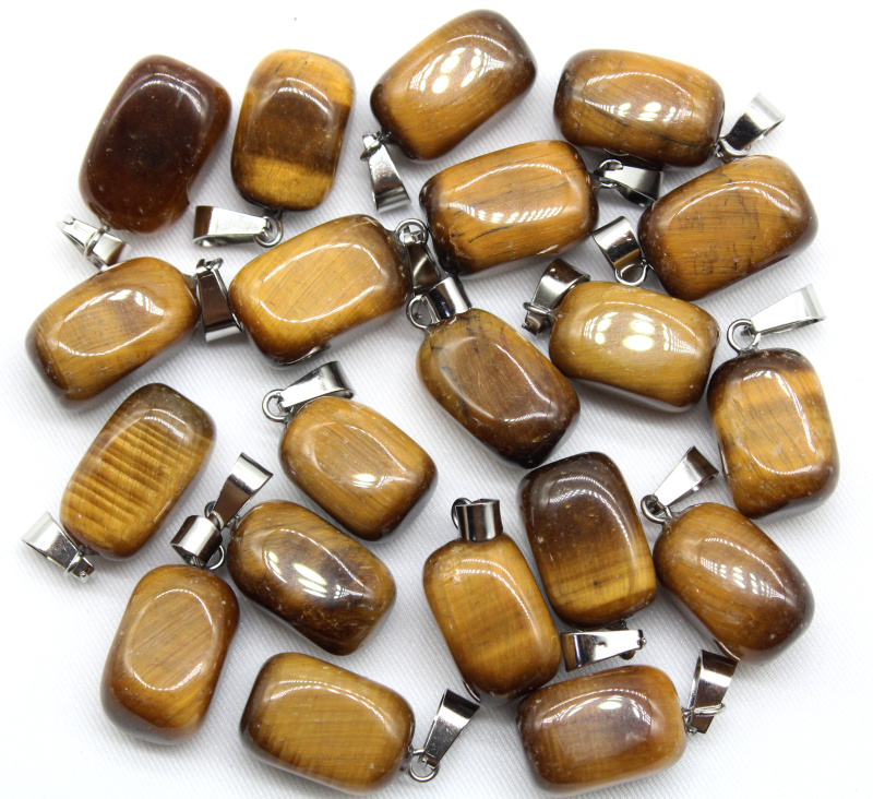 36pcs/lot Bulk Wholesale Irregular Natural Crystal Quartz Stone Pendant For Jewelry Making Necklace Healing Chakra Pendants DIY