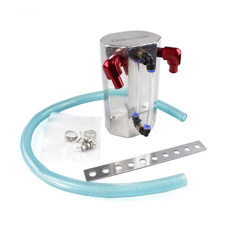 For Greddy 600ml Universal Aluminum Oil Catch Can Tank