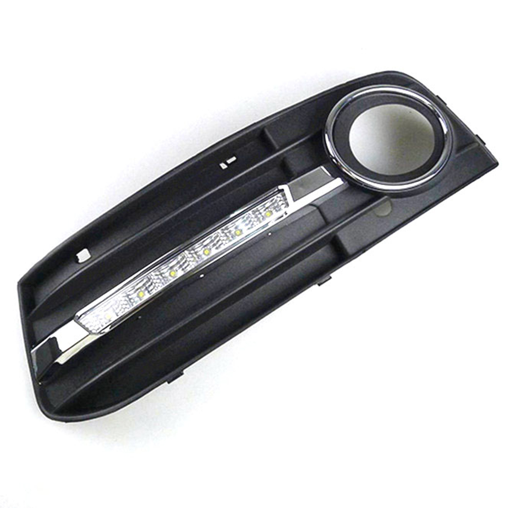 Car-Styling LED DRL Daytime Running Light Daylight Fog Lamp Cover with turn signal For Audi A4 A4L B8 2009 2010 2011 2012