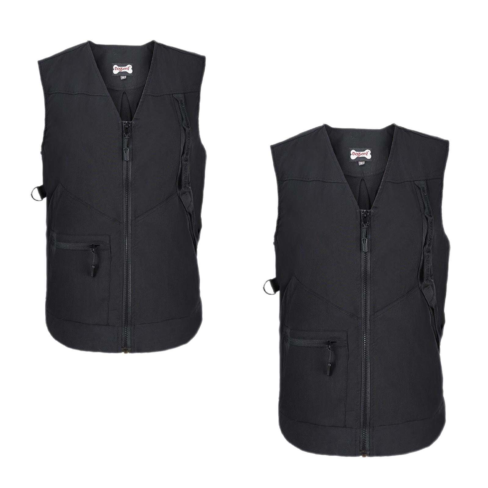 Sleeveless Dog Handler Training Vest Workwear for Medium Large Pets Tugging