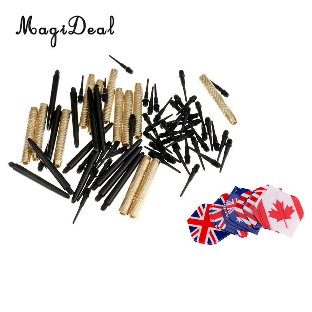 12 Pcs 14 Grams Soft Tip Darts Set with Extra Plastic Tips with 4 Kinds Flights for Electronic Dartboard Tip Darts