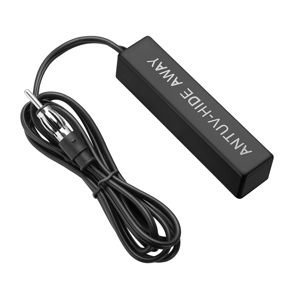 Universal Hidden Amplified Antenna Kit 12V Electronic Stereo AM/FM Radio Fits Car Truck Motorcycle Boat Golf Cart Campers