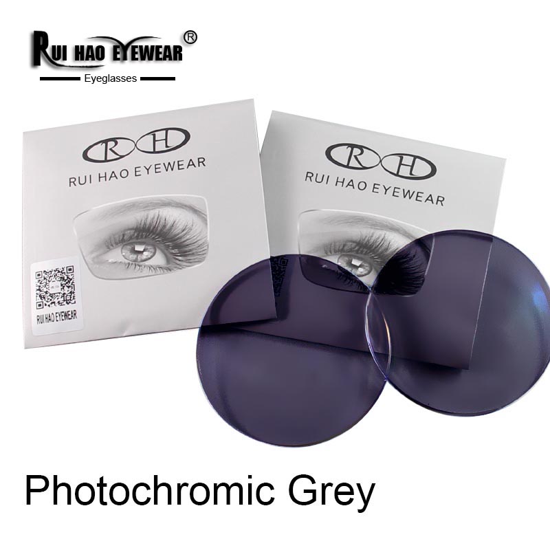 Hyperopia Photochromic Lenses Grey or Brown Photochromic Sunglasses Lens Discolor Presbyopia Eyeglasses Resin Lens