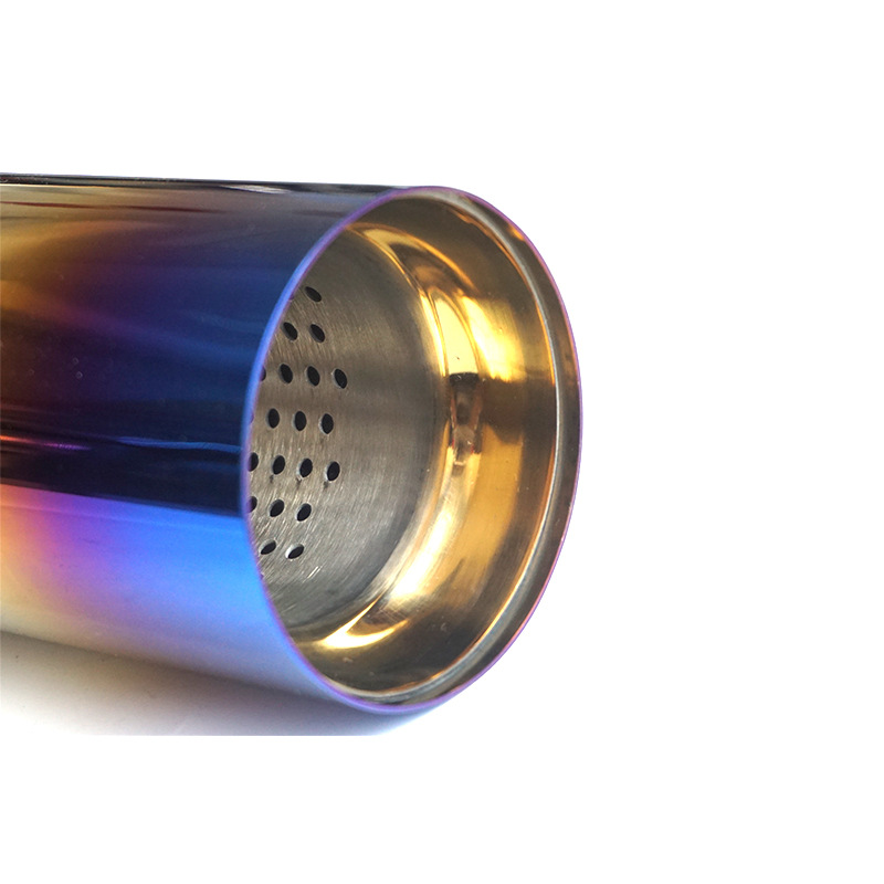 1 Piece Universal Gloss M Performance Silver Blue Exhaust tips For BMW F20 F21 F22 F23 F30 F31 F32 F33 F36 F10 F12