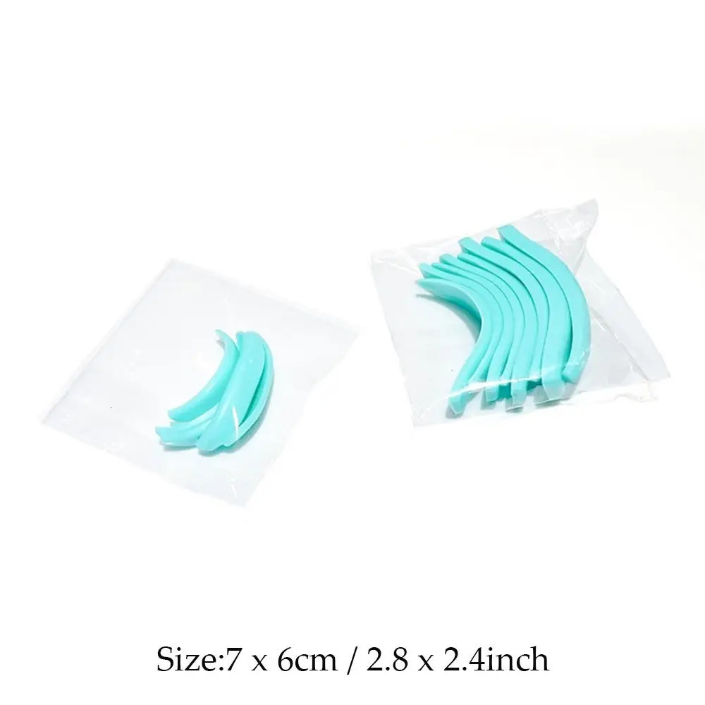 7 Pairs Silicone Eyelash Pad Eyelash Extension Lashes Rods Shield 3D Eyelash Curler Accessories Applicator Tools 240621