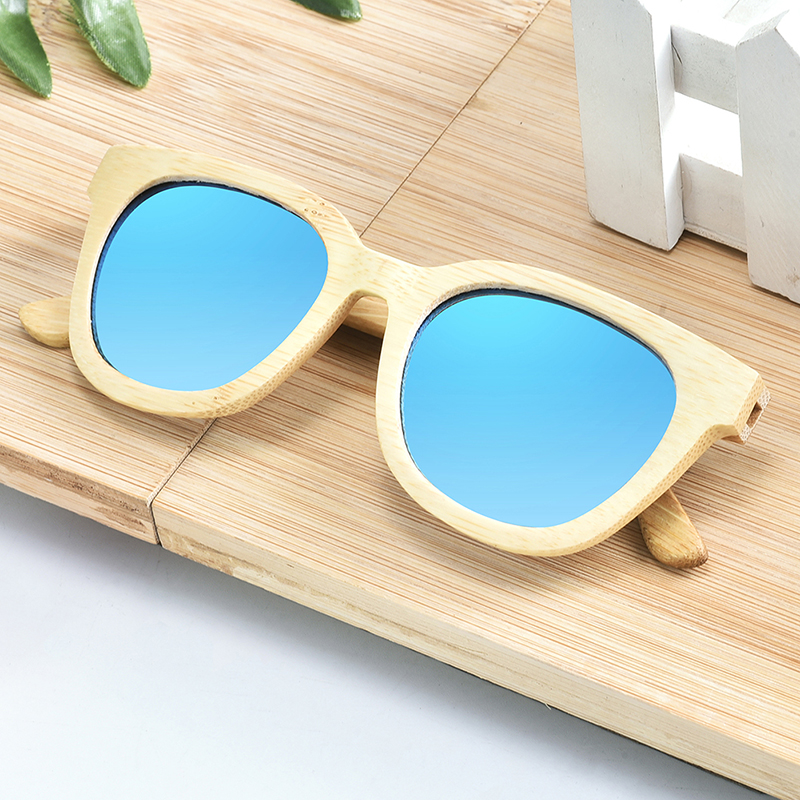 Top Brand BOBO BIRD Bamboo Sunglasses Metal Plate Engrave Your Name Polarized Lens Retro Ebony In Gift Box Drop Shipping
