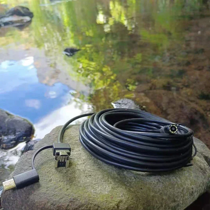 20M underwater camera WiFi visual fishing device waterproof mobile phone tablet 8LED illuminated fish finder Fishing accessories