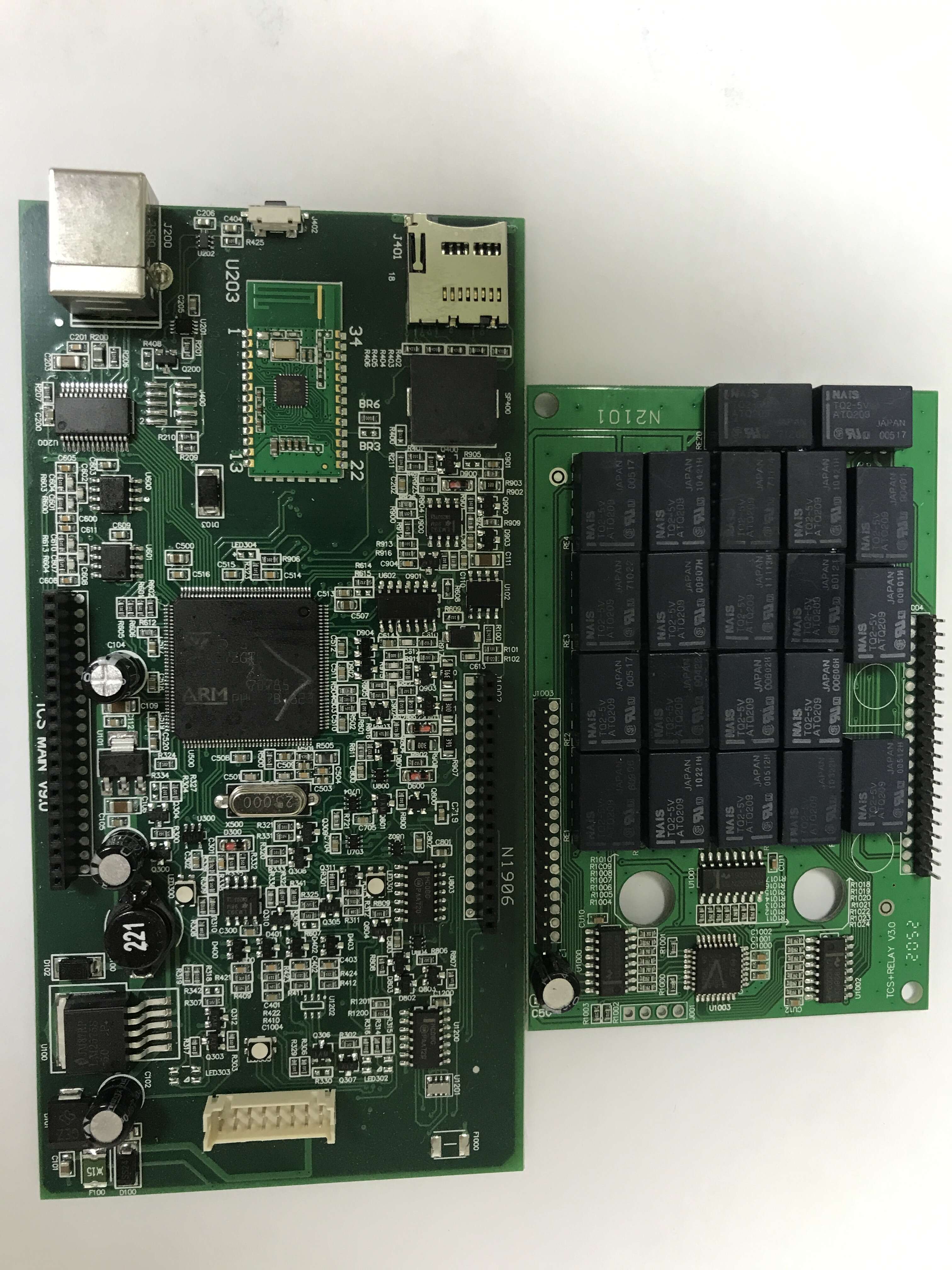 VD150 Bluetooth V9.0/V9.1 Double PCB TCS NEC Relays PRO+ 2021.11 OBDII Diagnosis Scanner Tool Used for Car/Truck