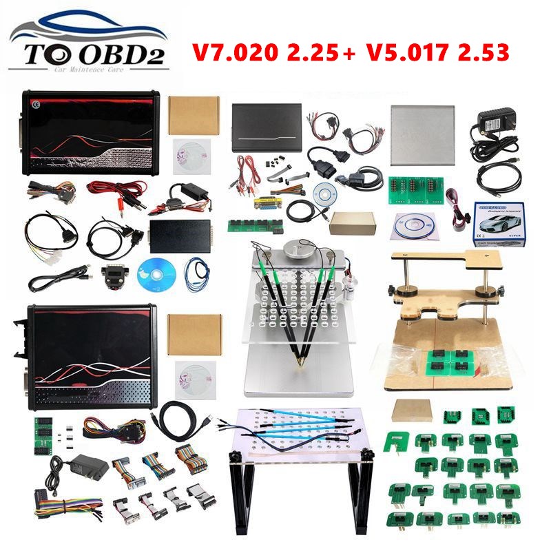 KESS V5.017 KTAG V2.53 V7.020 V2.25 OBD2 Manager Kit V2 BDM100 ECU Programmer FGTECH Galletto V54 0475 bdm frame adapter