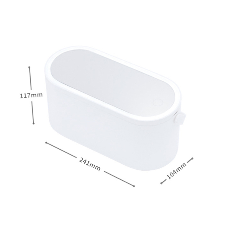 Smart Makeup Storage Box With LED Light Mirror Portable Travel Cosmetic Storage Bags For Women