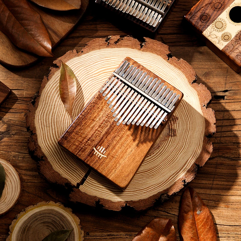 17 Keys Kalimba Portable Musical Keyboard Instrument Wooden Thumb Piano Instrumentos Musicales for Wholesale Piano Keyboard