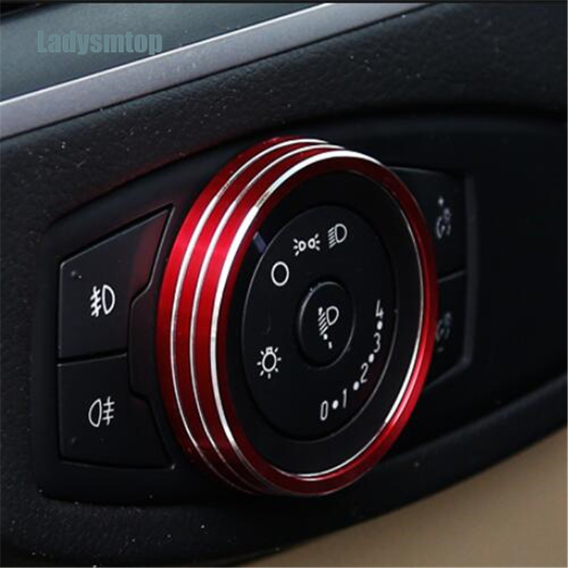 Ladysmtop Car styling Headlight adjustment Knob Case for Ford Everest Ranger Escort Mustang Mondeo Focus 3 4 Kuga Edge Taurus