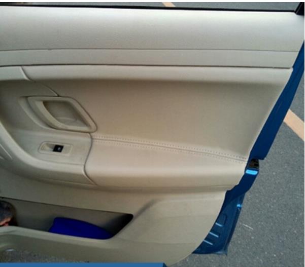 Microfiber Leather Front / Rear Door Panels Armrest Cover For Skoda Fabia 2008 2009 2010 2011 2012 2013 2014 car interior