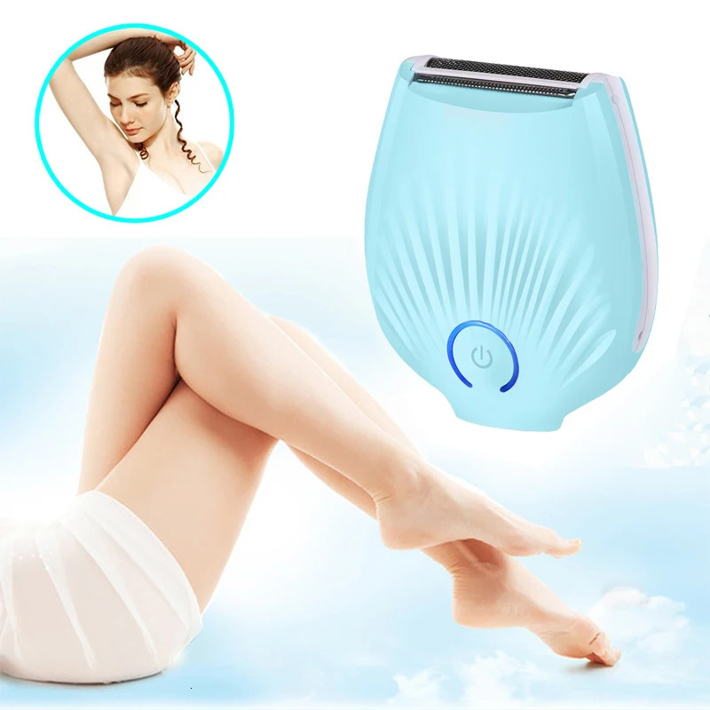 JINDING Women Hair Removal Portable Bikini Trimmer Shaving Machine Lady Shaver USB Rechargeable Electric Razor Body Hair r 240624