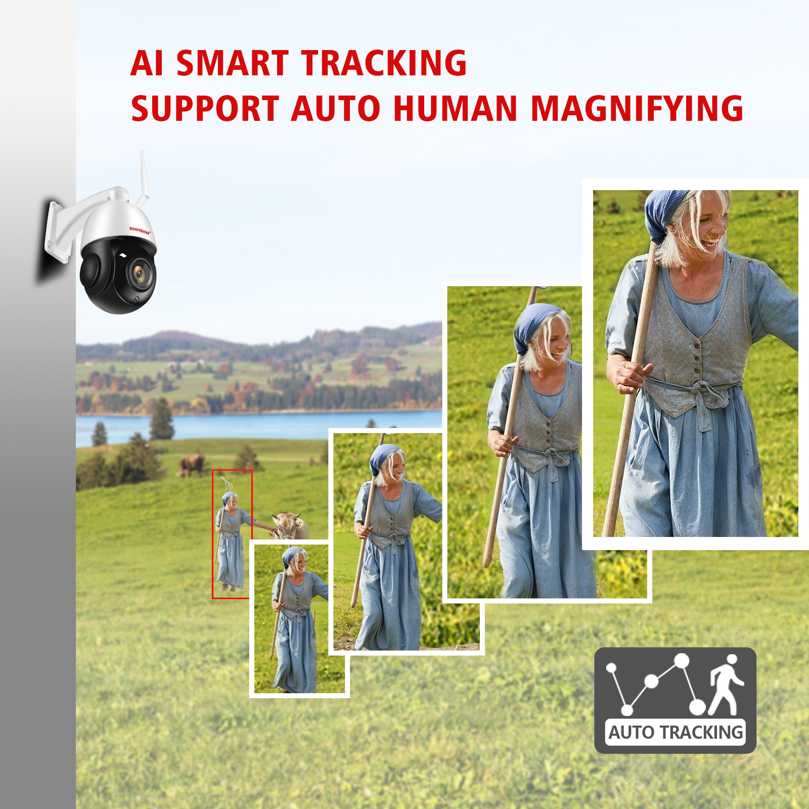 30X ZOOM PTZ IP Camera 5MP POE Outdoor Waterproof Mini Speed Dome Camera Human Auto Tracking WIFI CCTV Security Camera