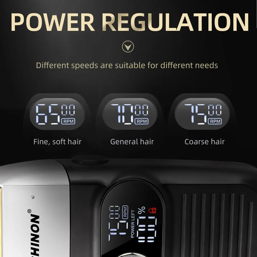 Professional Rechargeable Hair Clipper Capable of USB Charging and Suitable for Shaving Bald Heads and Trimming Beards. 240624