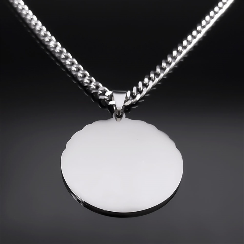 Pentagram Trinity Celtic Knot Tree of Life Necklace Chain for Women Men Silver Color Triquetra Necklaces Jewelry Gift N7963S03