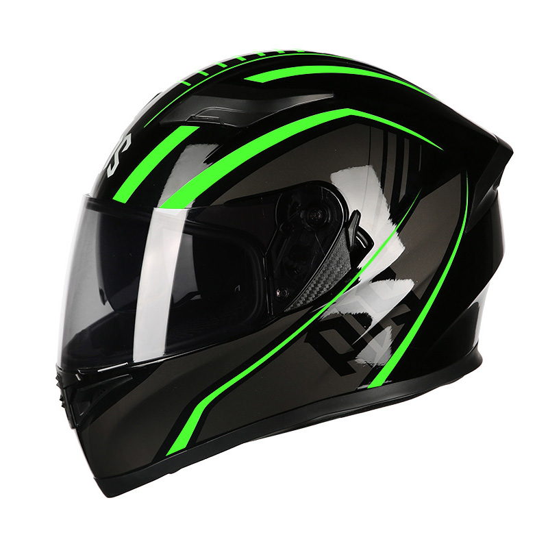 Full Face Motorcycle Helmet Motocross Motorbike Riding Helmet for Moped Scooter Cruiser Cascos Para Motos Four Seasons Unisex