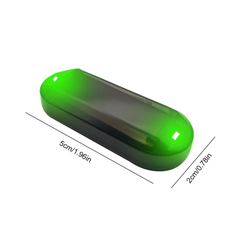 Dummy Car Alarm Light Fake LED Flashing Car Alarm System Solar Power Durable Anti Theft Car Device Universal Car Security