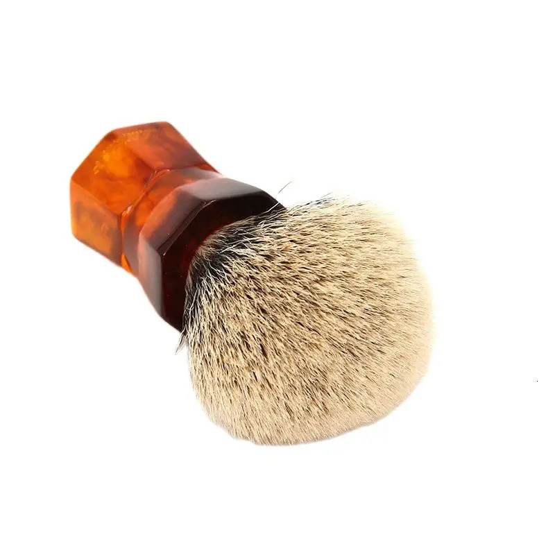 Yaqi 26mm Moka Express Two Band Badger Hair Mens Beard Shaving Brush 240624