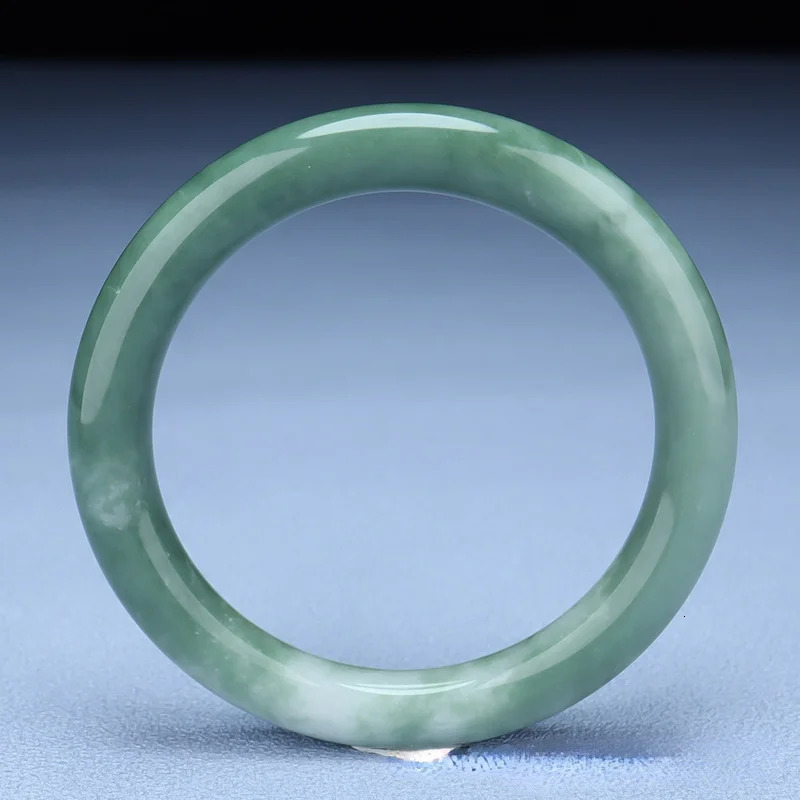 Genuine Natural Green Jade Bangle Bracelet Chinese Carved Fashion Charm Jewelry Accessories Amulet for Men Women Lucky Gifts 240624