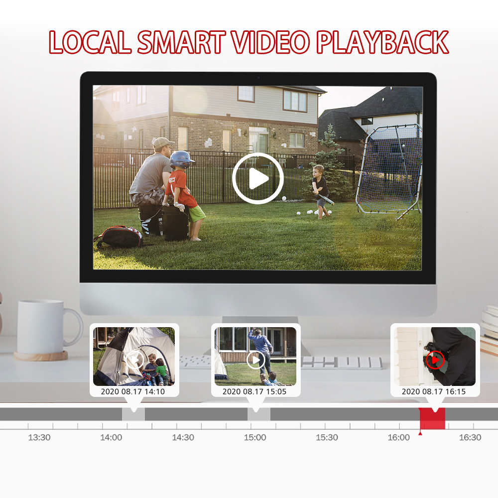 16Ch POE 4K 8MP 5MP 30FPS Realtime Security NVR Video Surveillance CCTV System Max 2 HDD,52V for POE IP Camera