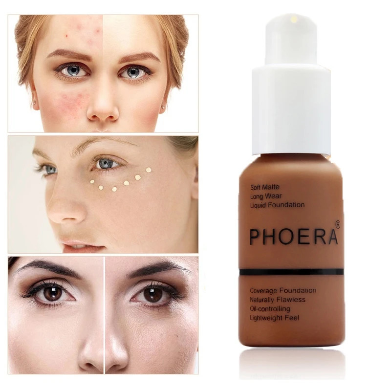 Foundation Makeup Full Coverage Liquid Base Matte Face Concealer Foundation Cream Brighten Moisturizer Oil Control TSLM1 240621
