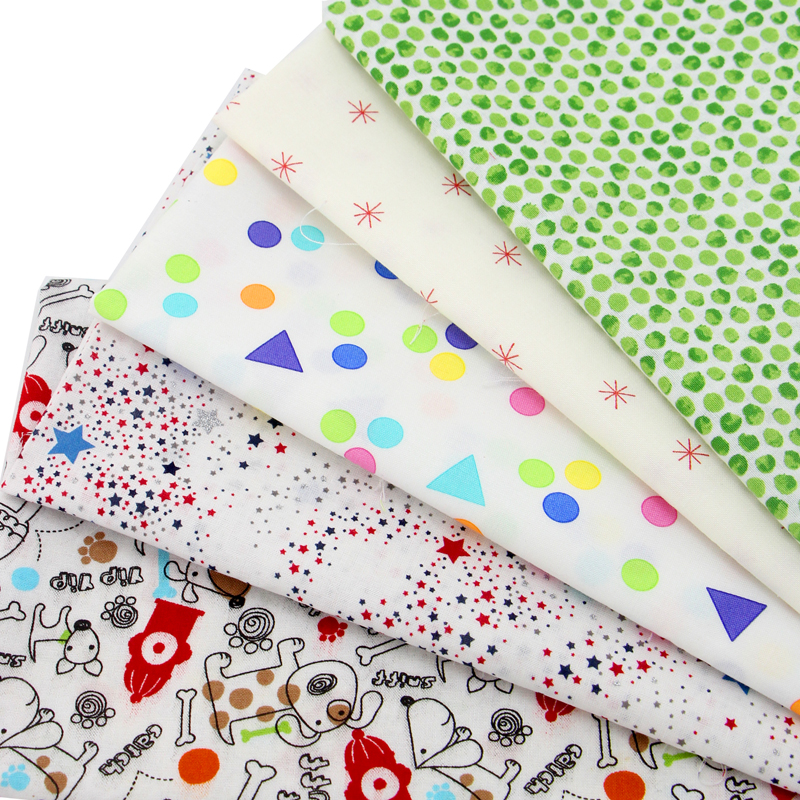 New Cartoons Kids Twill Cotton Fabric,Patchwork Cloth for DIY Sewing Quilting Fat Quarters Material For Baby&Child