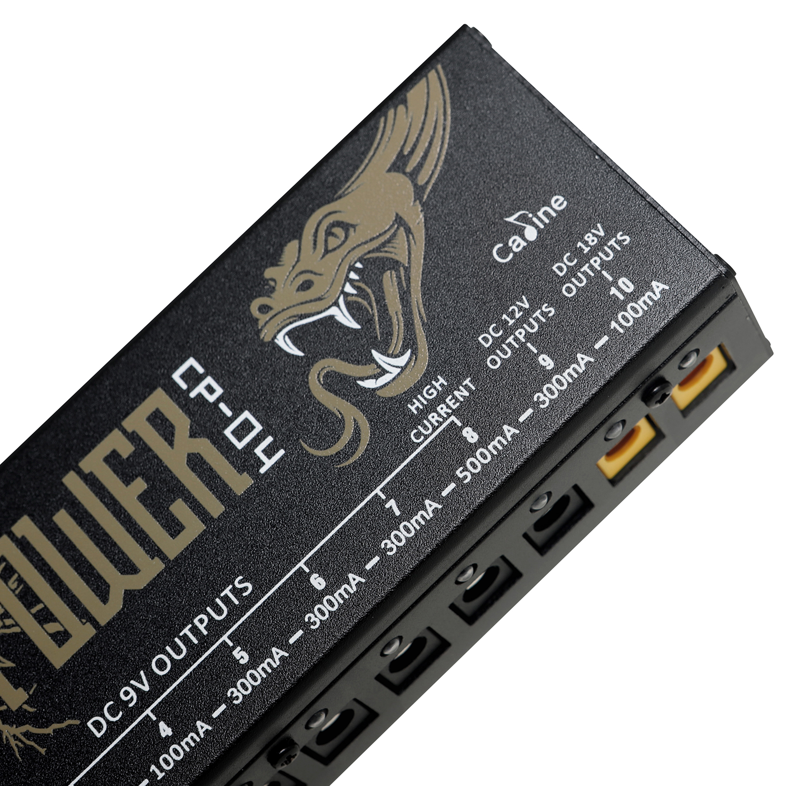 CP-04 Guitar Effect Pedal Power Supply 10 Isolated Outputs (9V, 12V, 18V) Short Circuit /Overcurrent Protection