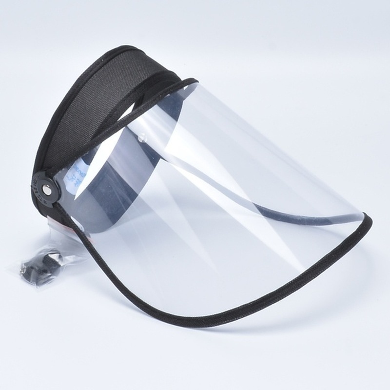 Men and Women Antivirus Transparent Mask Empty Top Hat Protective Cap Anti-droplet Saliva Hair Ring