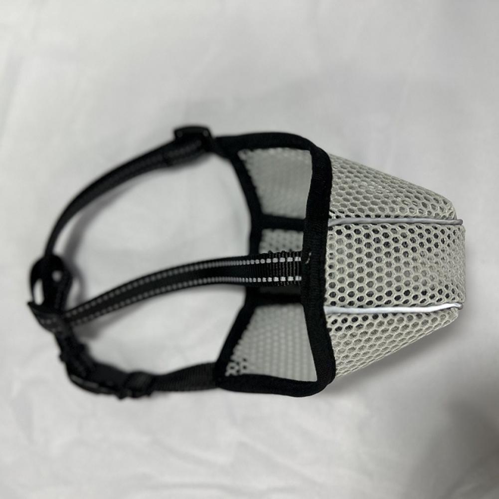Anti-biting Dog Muzzle Buckle Adjustment Dog Muzzle Breathable Mesh Dog Muzzle for Medium Dogs Adjustable for Scavenging