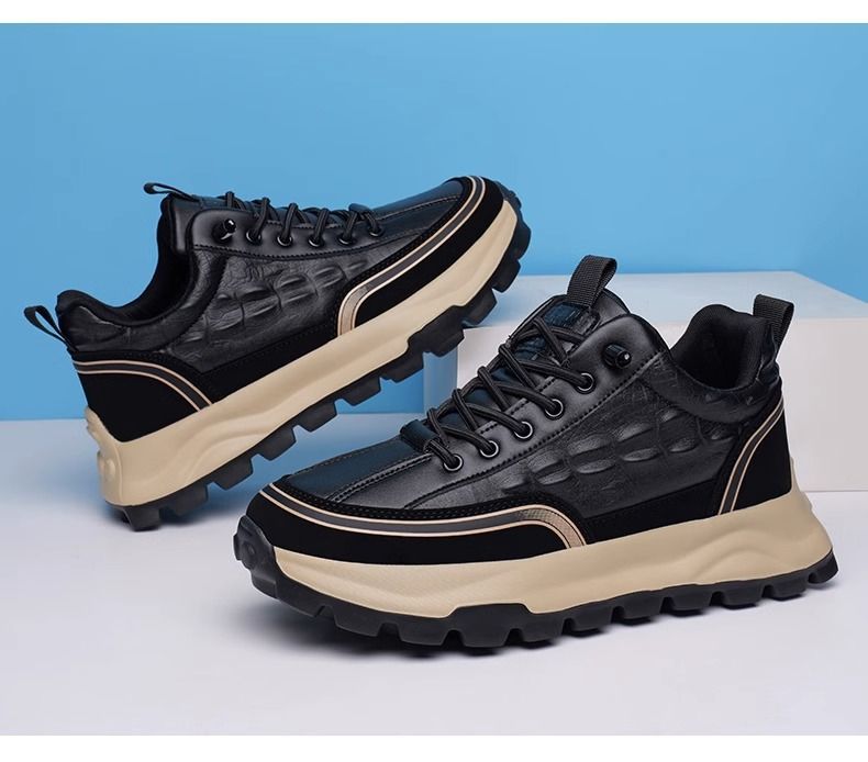 New Ddmysports Spring Men S Leather Waterproof Fashion Casual Shoes Versatile Comfortable Wear Trend Brown Outdoor Shoes hoes hoes