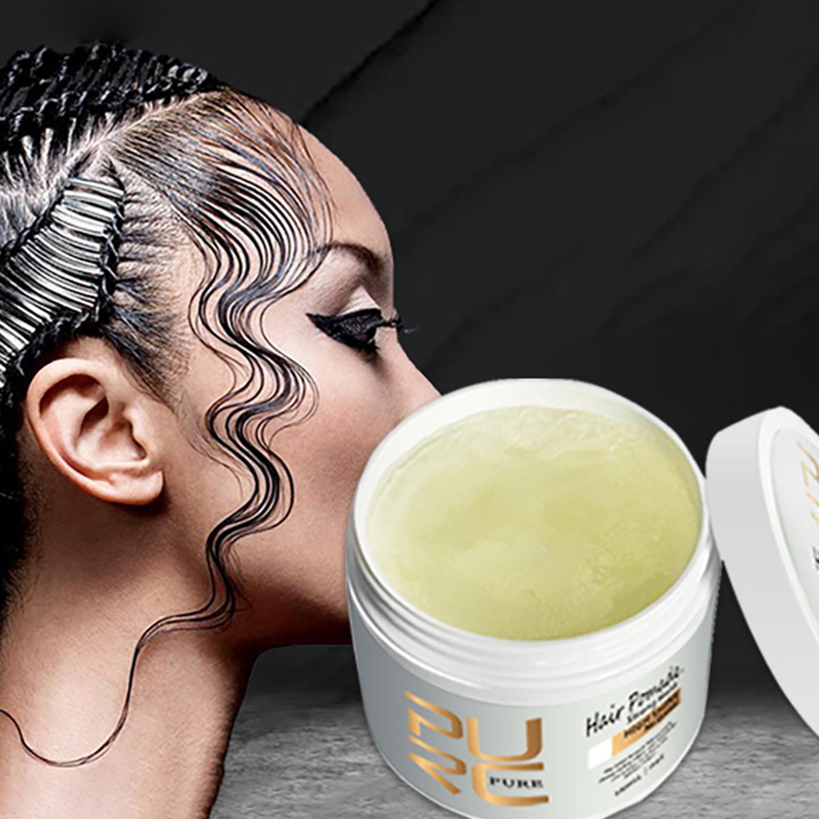 PURC Retro Style Hair Care Oil Fluffy Men's Hair Styling Hair Wax Head Oil Hair Gel Strong Hold Cream Shine Smooth
