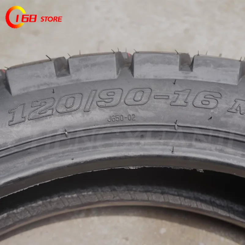 Off road motorcycle tires, front 80/100-19, rear 120/90-16, turtle back large pattern inner and outer tires