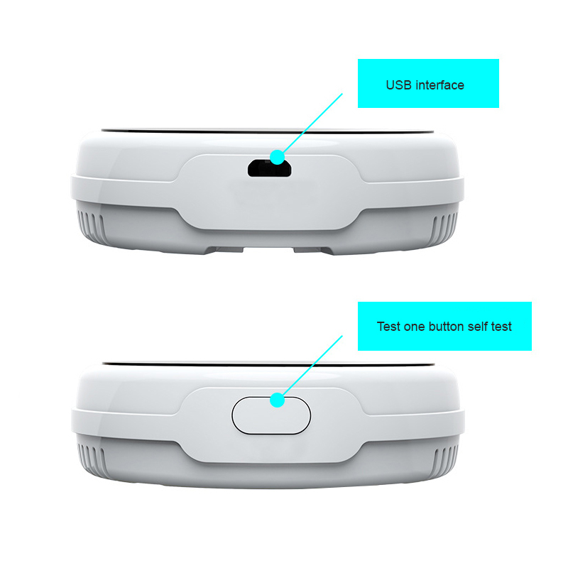 Tuya Smart life Natural Gas Leak Detector Wifi Combustible Gas Detector with Methane Propane LPG Temperature Sensor APP Monitor