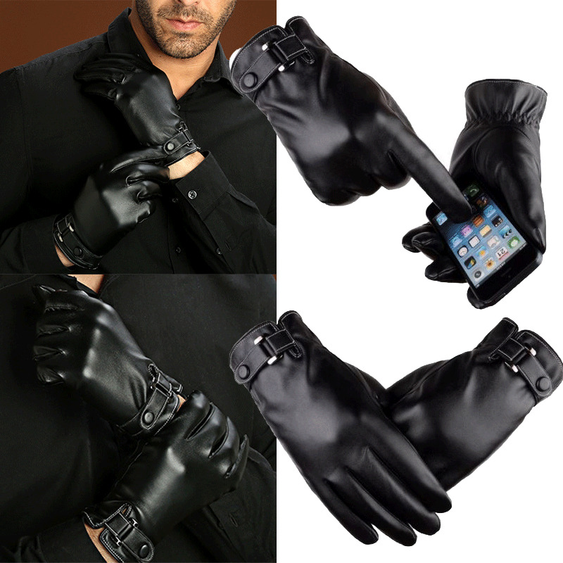 Tactical Rubber Gloves with Touch Screen and Hard Knuckles Military Army Gloves for Paintball Cycling Faux Leather Bicycle Glove