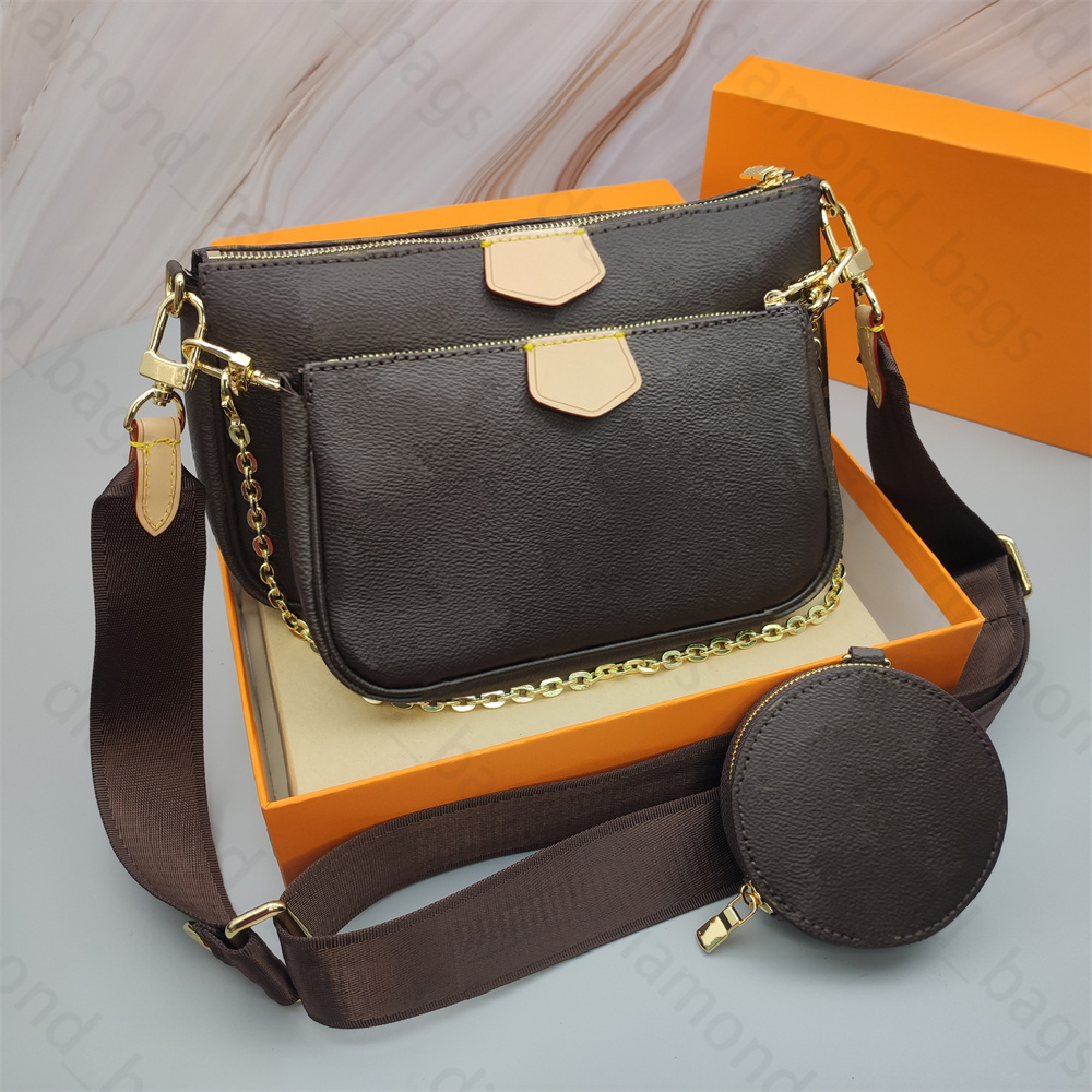 3pcs set crossbody bags designer women bags brand small purses designer woman handbag luxury shoulder bag leather cross body bag purse mini wallet dhgate with box