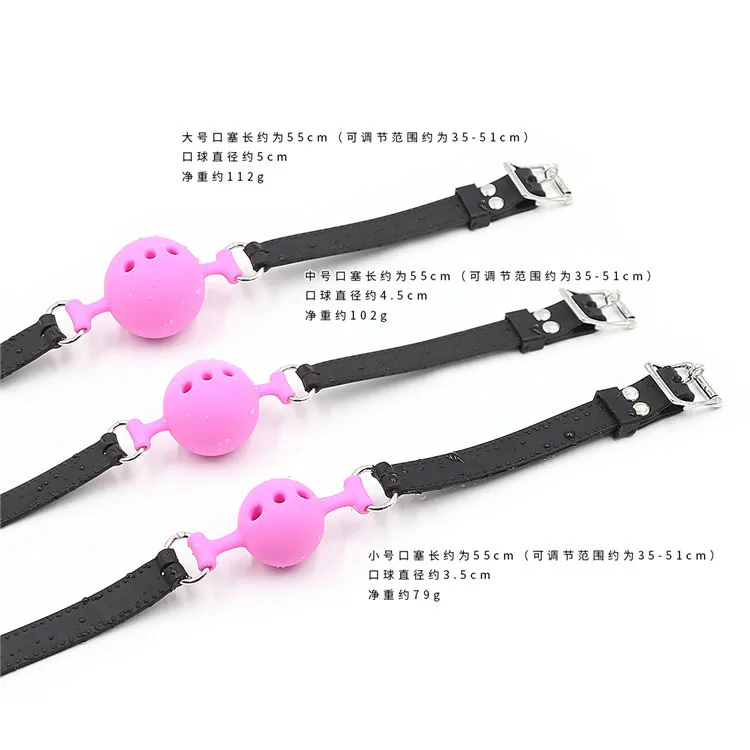 Silicone Open Breathable Mouth Gag Flirting Fetish Roleplay Bondage Restraints Slave Adult Game Exotic Accessories