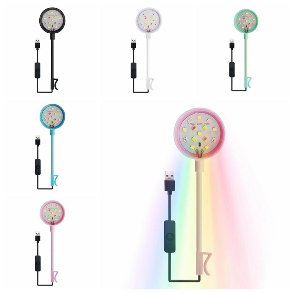1 PCS Durable Aquarium Plant Light 360-Degree Rotation Fish Tank Lamp With Clip High Quality USB-Plug Aquarium Lamp