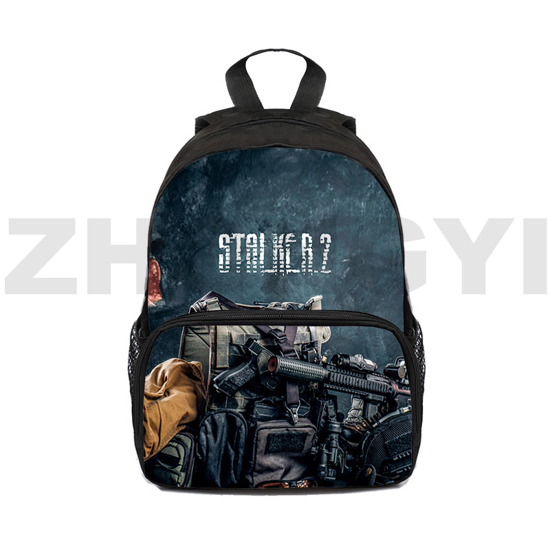 Competitive Games S.T.A.L.K.E.R. 2 Heart of 3D Backpacks Canvas Boys Elementary School Bags Shooting Stalker 2 Men Unisex Bags
