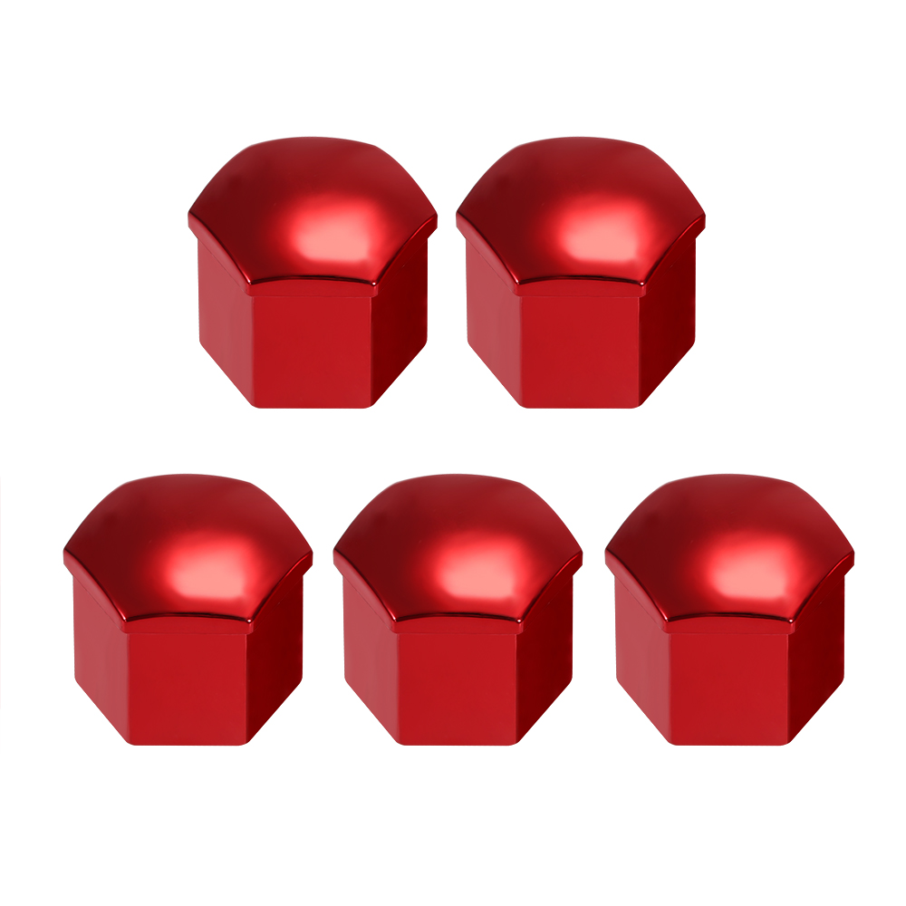 20pcs 17/19mm Car Wheel Hub Lugs Nuts Bolts Rims Cover Dust Protective Cap Hexagonal Socket Chrome Tyre Screw bolts for wheels