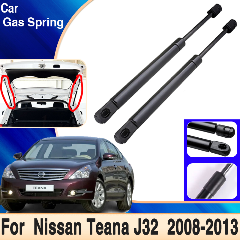 For Nissan Teana J32 2011 Maxima Altima 2008~2013 MK2 Car Trunk Tailgate Gas Struts Shock Strut Lift Supports Car Accessories